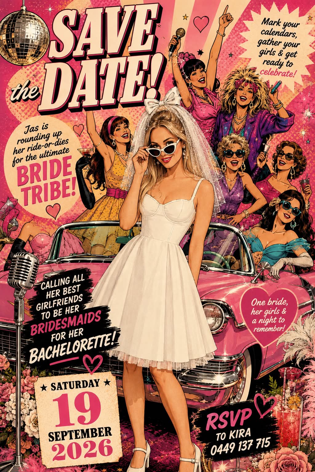 Jas's Bachelorette — Save the Date, Saturday 19 September 2026